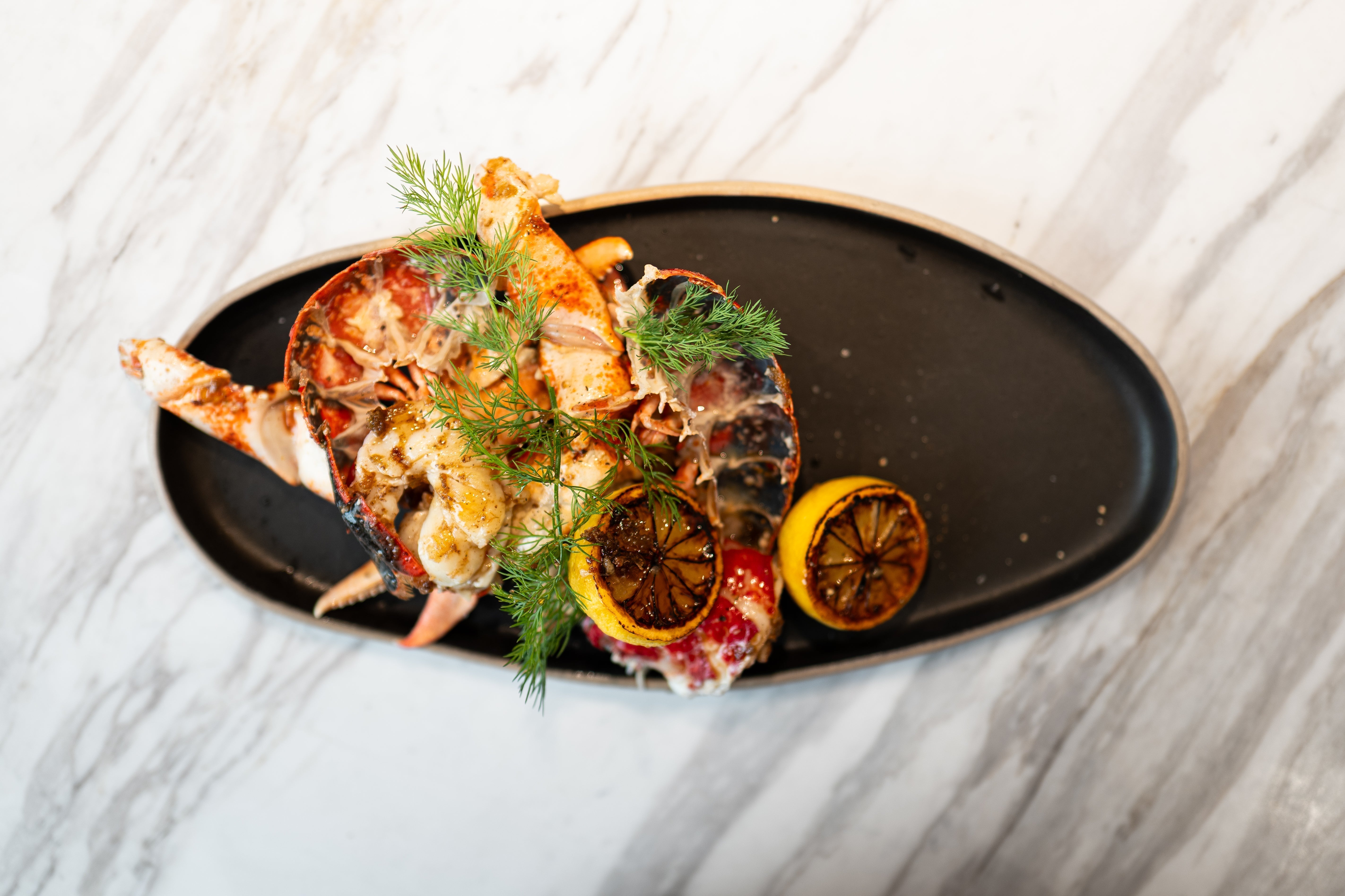 Lobster, caramelised lemon and homemade mayonnaise