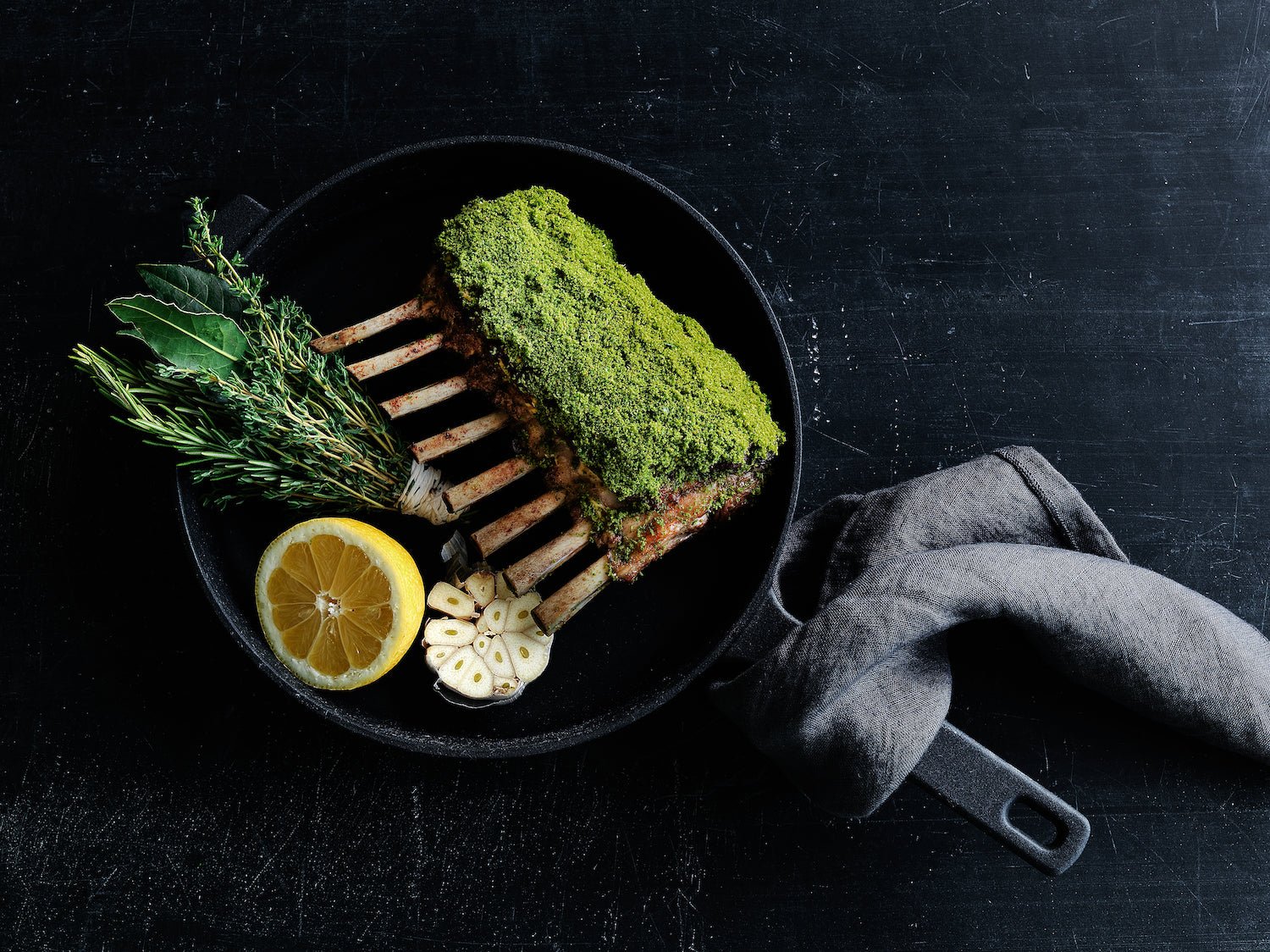 Lammekrone med ramsløg - Gastrotools.dk